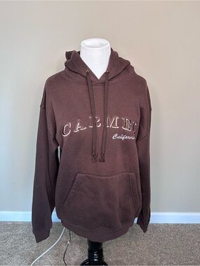 Carmel California Men's Brown Hoodie Sweatshirt